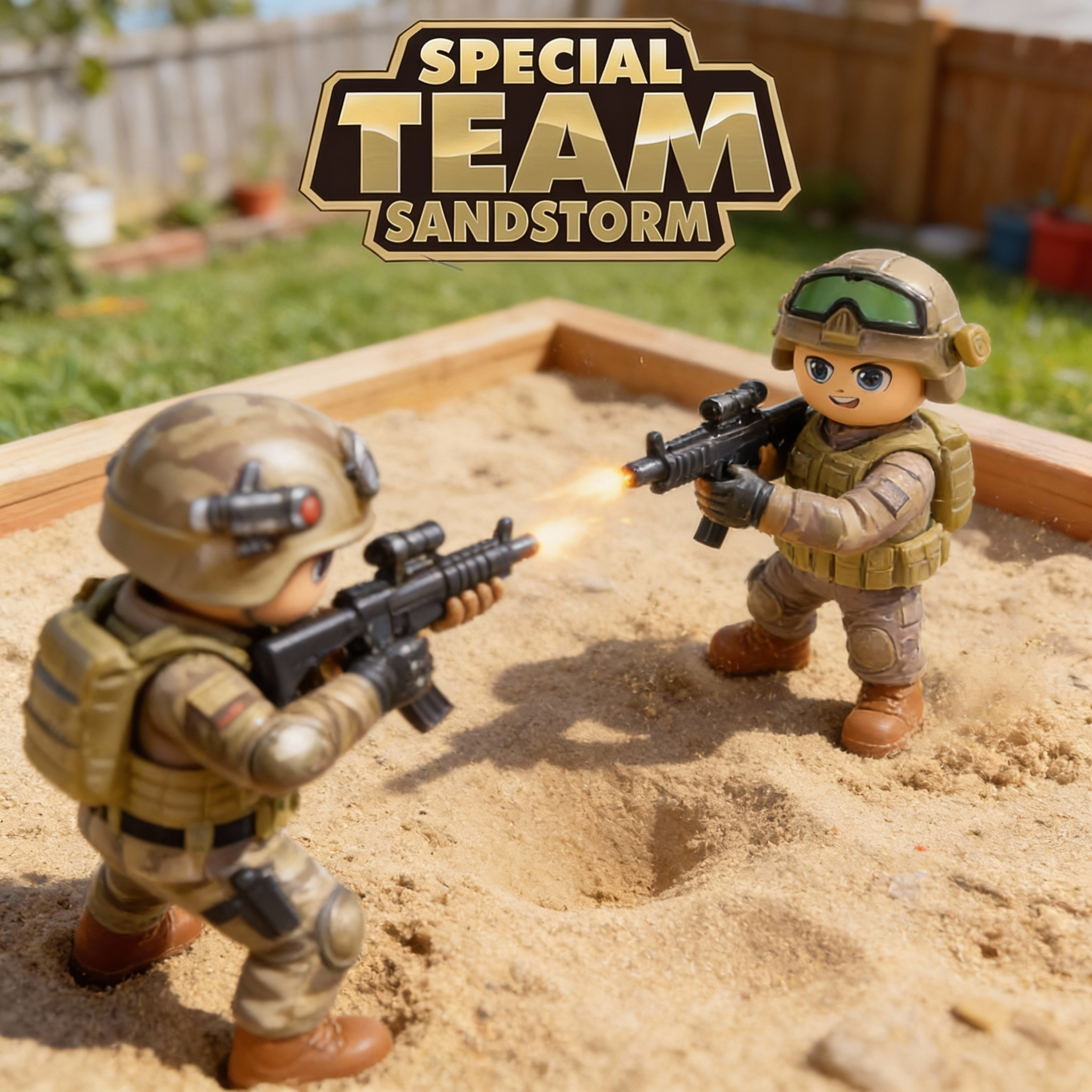 24PCS Special Team Sandstorm Military Soldier Figures - Image 3