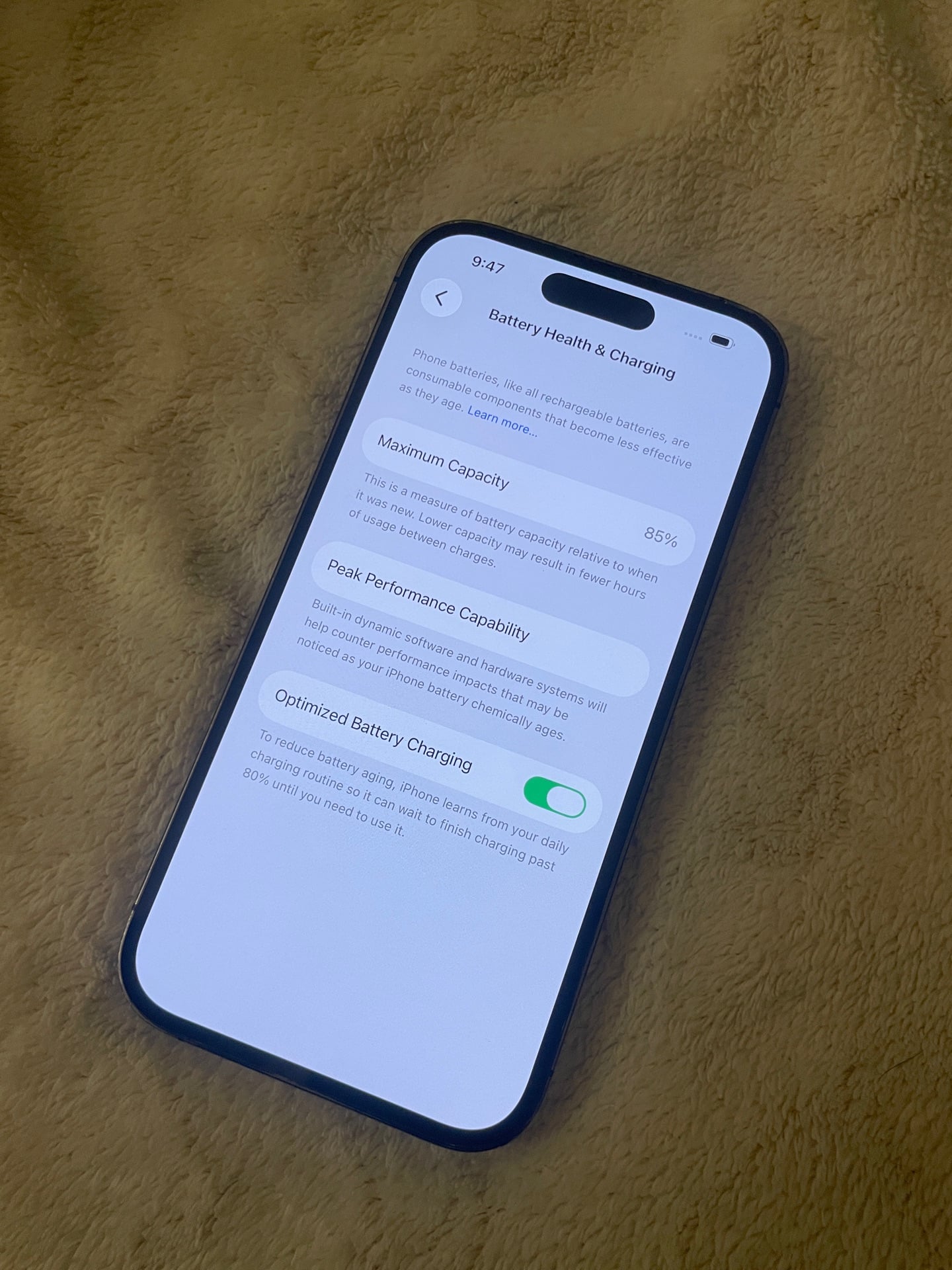 IPhone 14 pro 128gb 85% battery health amazing condition - Image 6