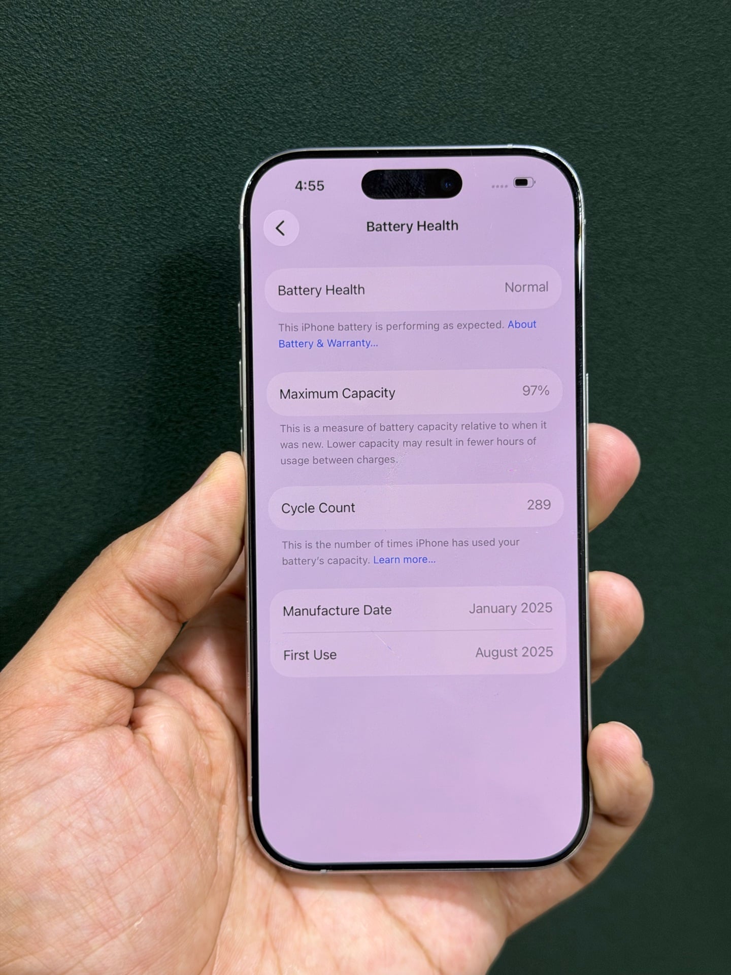 iPhone 16 Pro 256 GB 92% Silver - Image 5