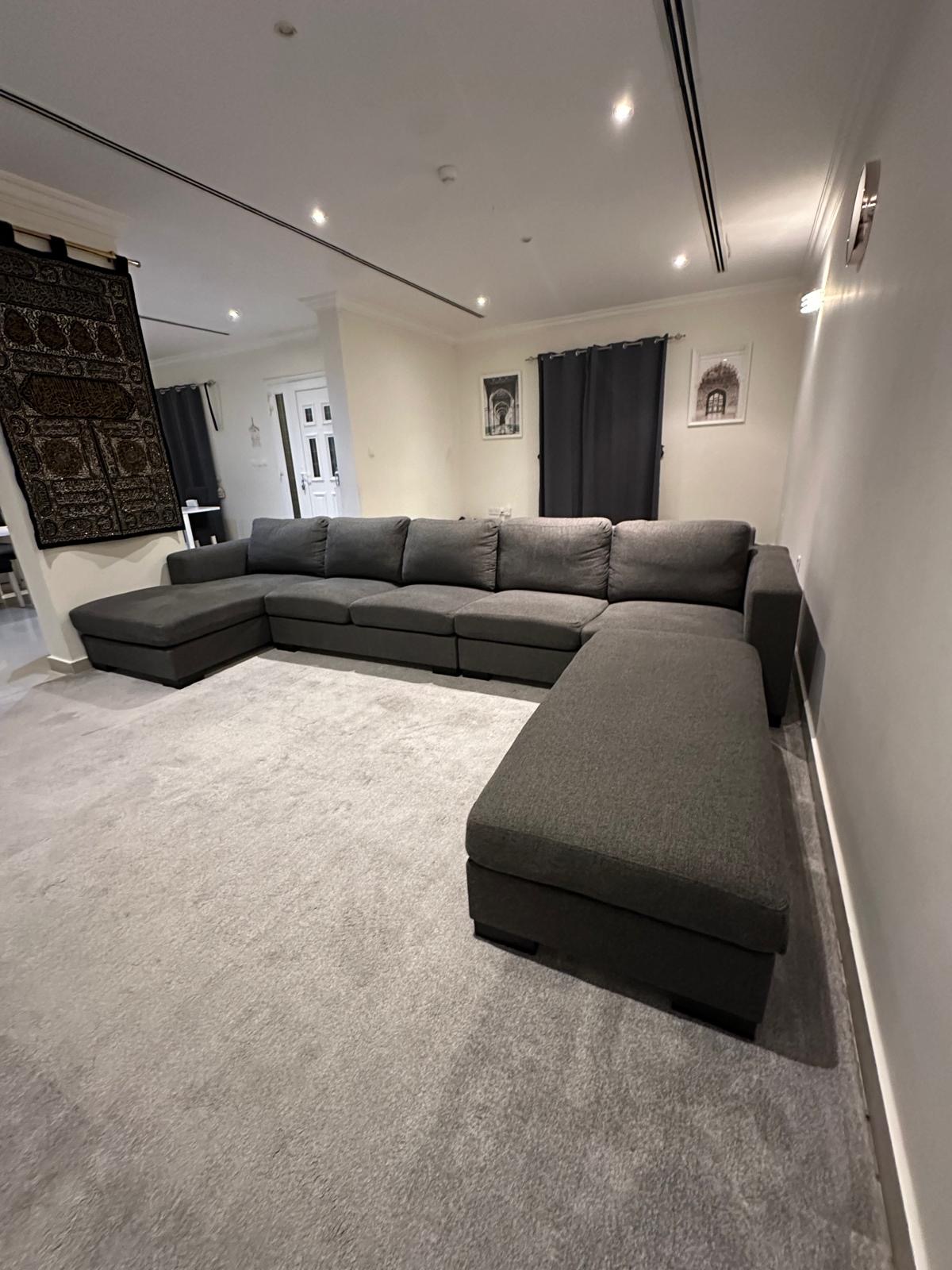 5 Seater Chaise Lounge sofa with storage - Image 3