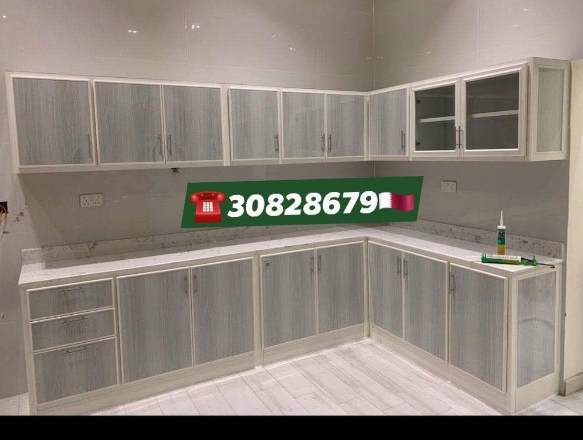 Al size readymade kitchen cabinet sell and make order also old cabinet repair do - Image 6