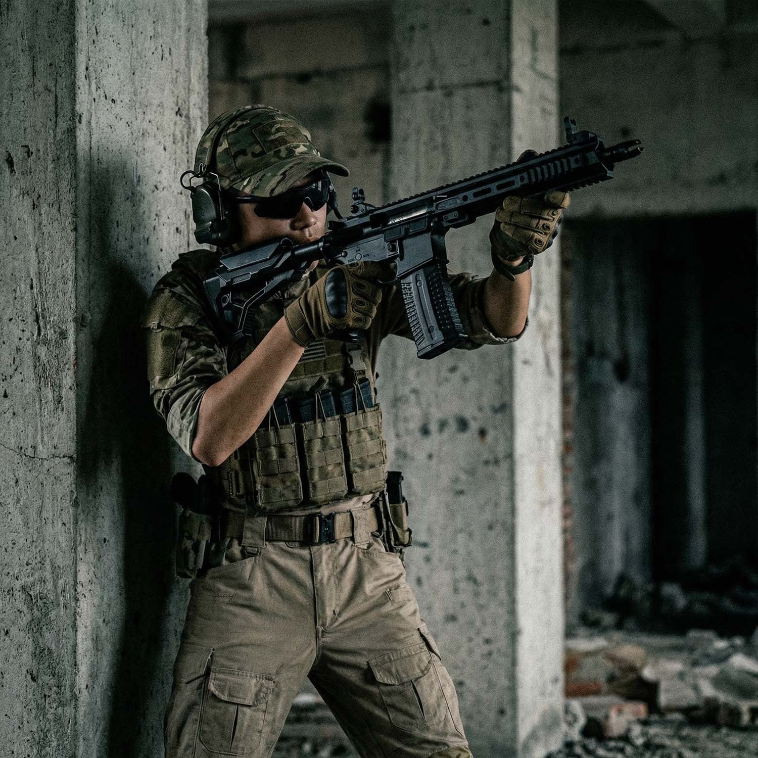 AR-15 / F4 Electric Gel Blaster (Metal Gear Version) - Image 2
