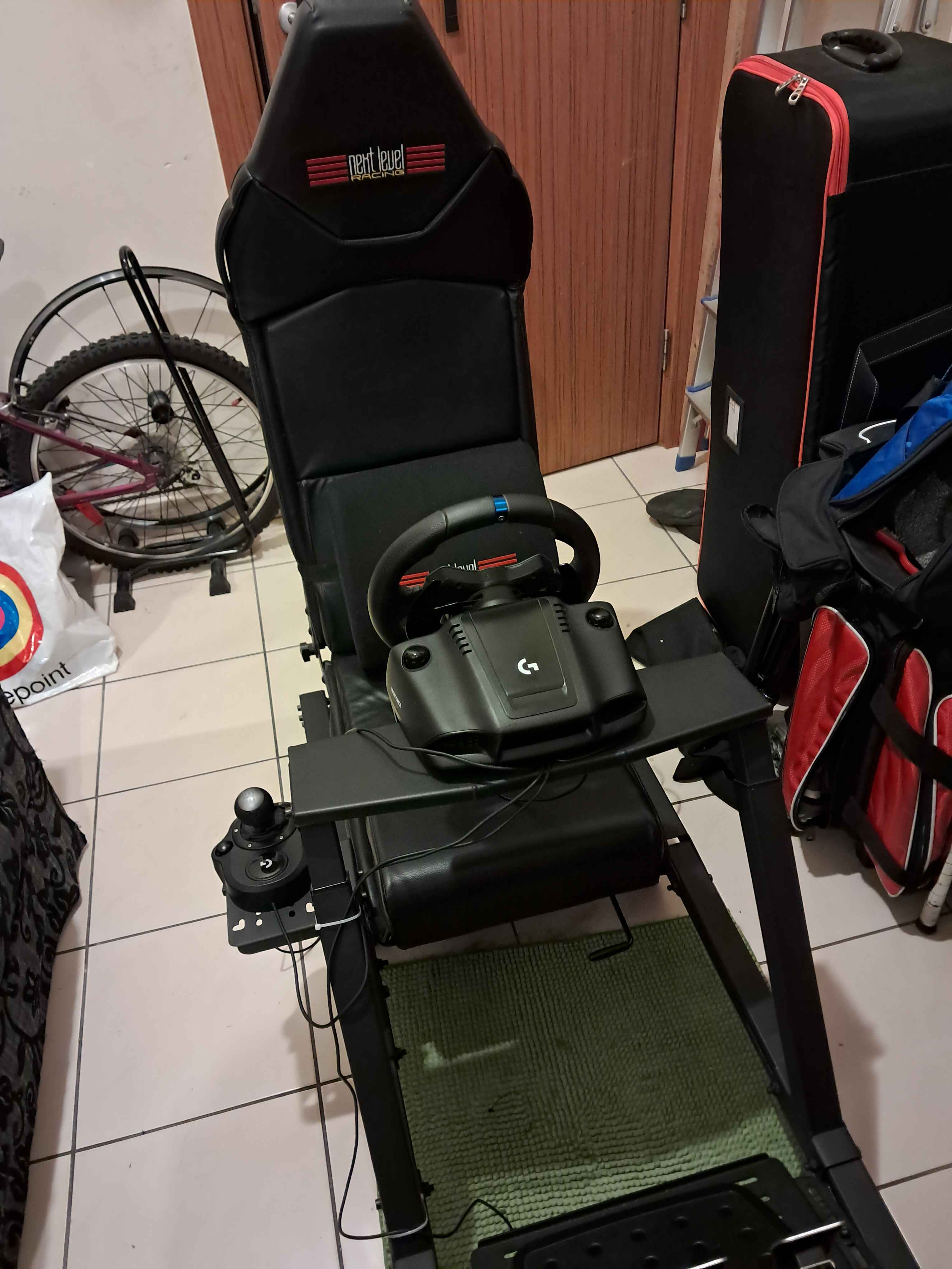 Logitech G923 wheel and Next Level Racing F-GT seat (price negotiable) - Image 1