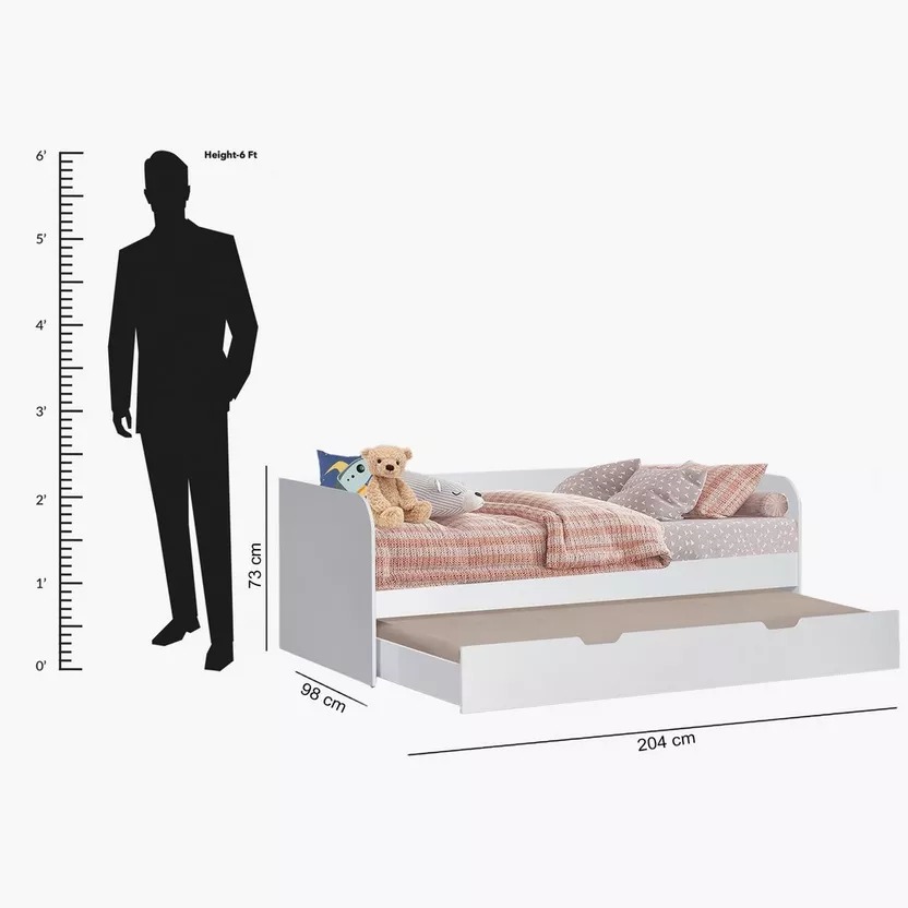 Movo Vanilla Single Day Bed  - Image 2