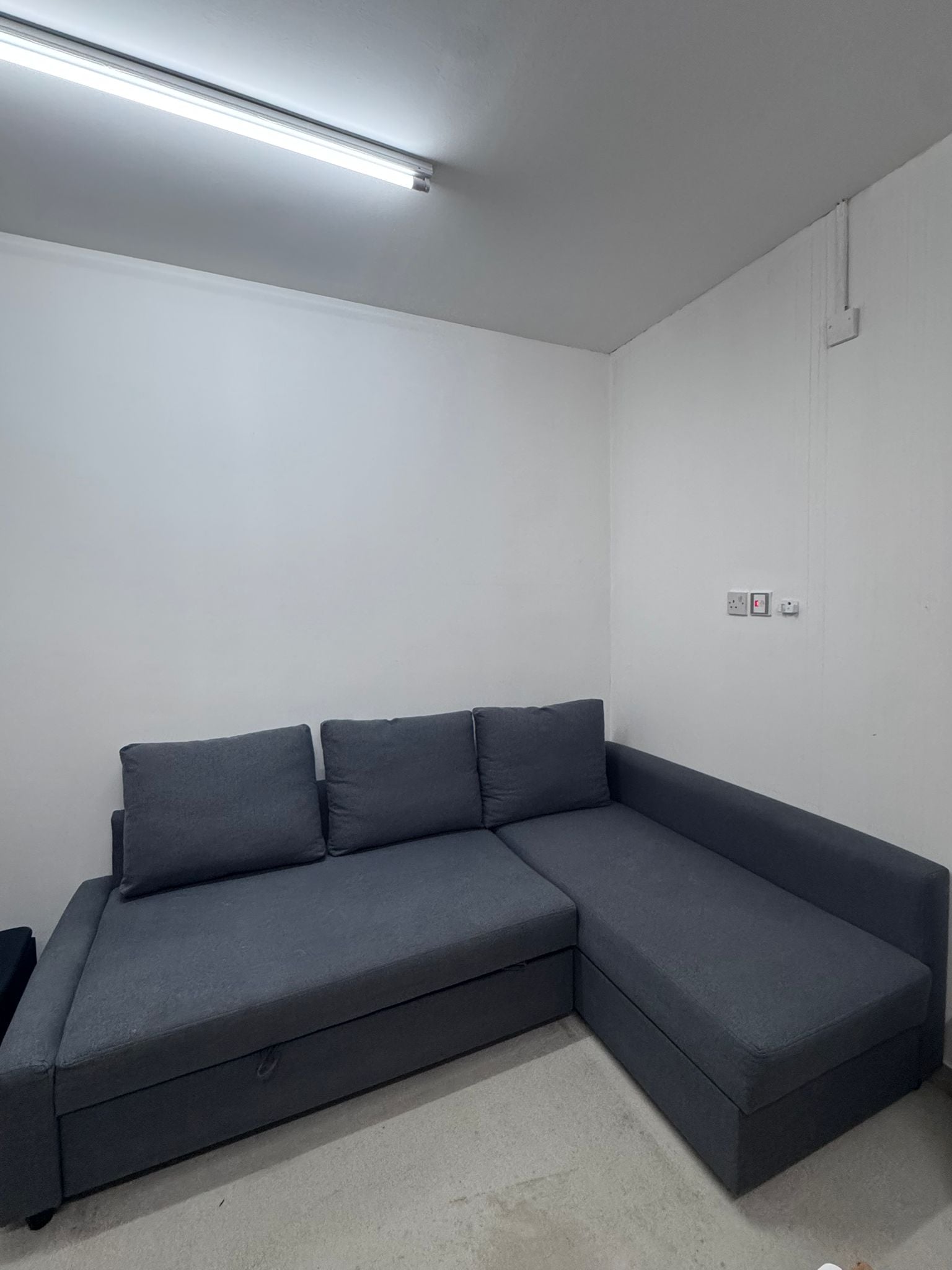IKEA FRIHETEN Corner Sofa-Bed with Storage – Dark Grey - Image 3