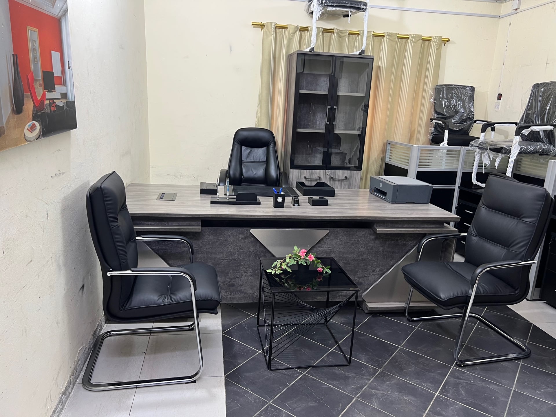 Used office desk and chairs for sale-74456895 - Image 5