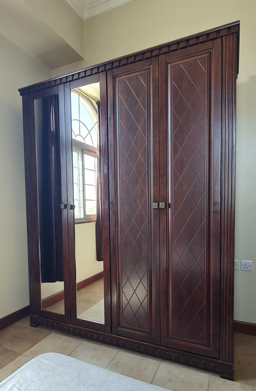 BEDROOM SET (Queen size Bed, Wardrobe and 2 Side tables) for SALE!! - Image 5