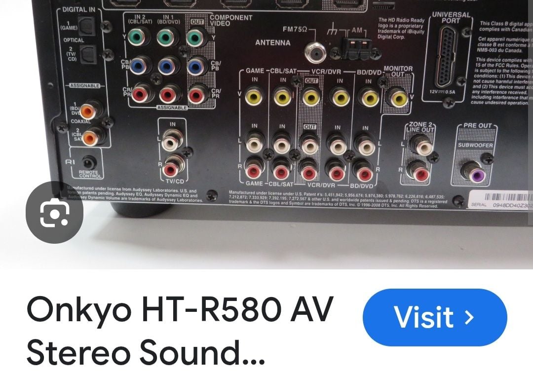 Onkyo avr , sub woofer 7.1 speakers for sale - Image 1