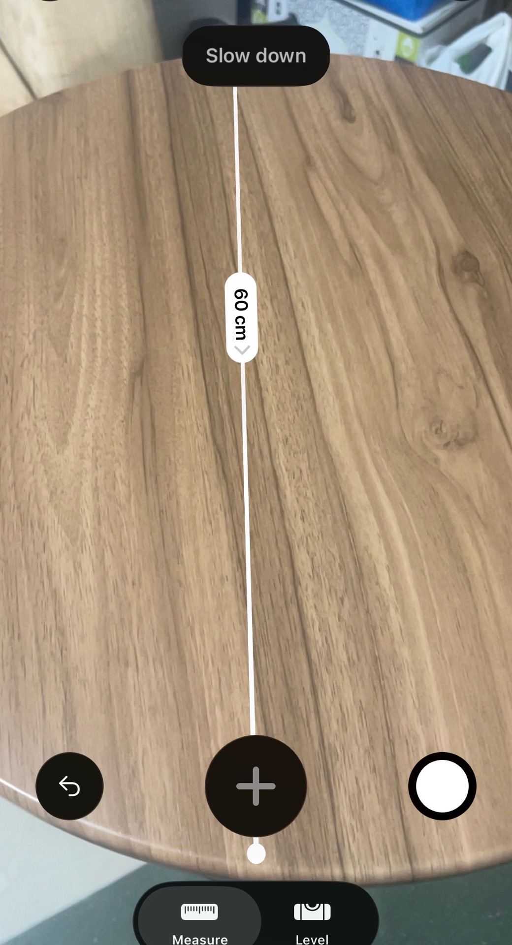Hight Adjustable Round table with wheels - Image 6