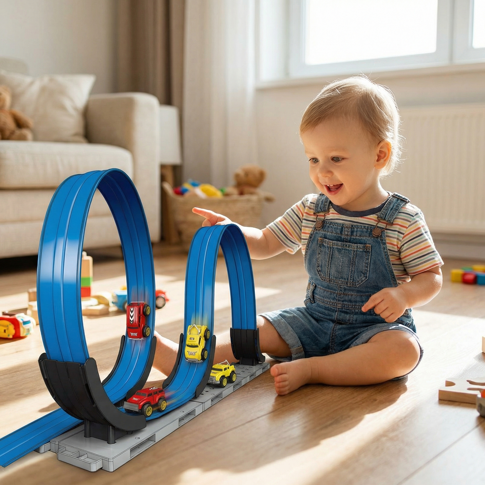 Double Loop Racing Track Set - Image 3