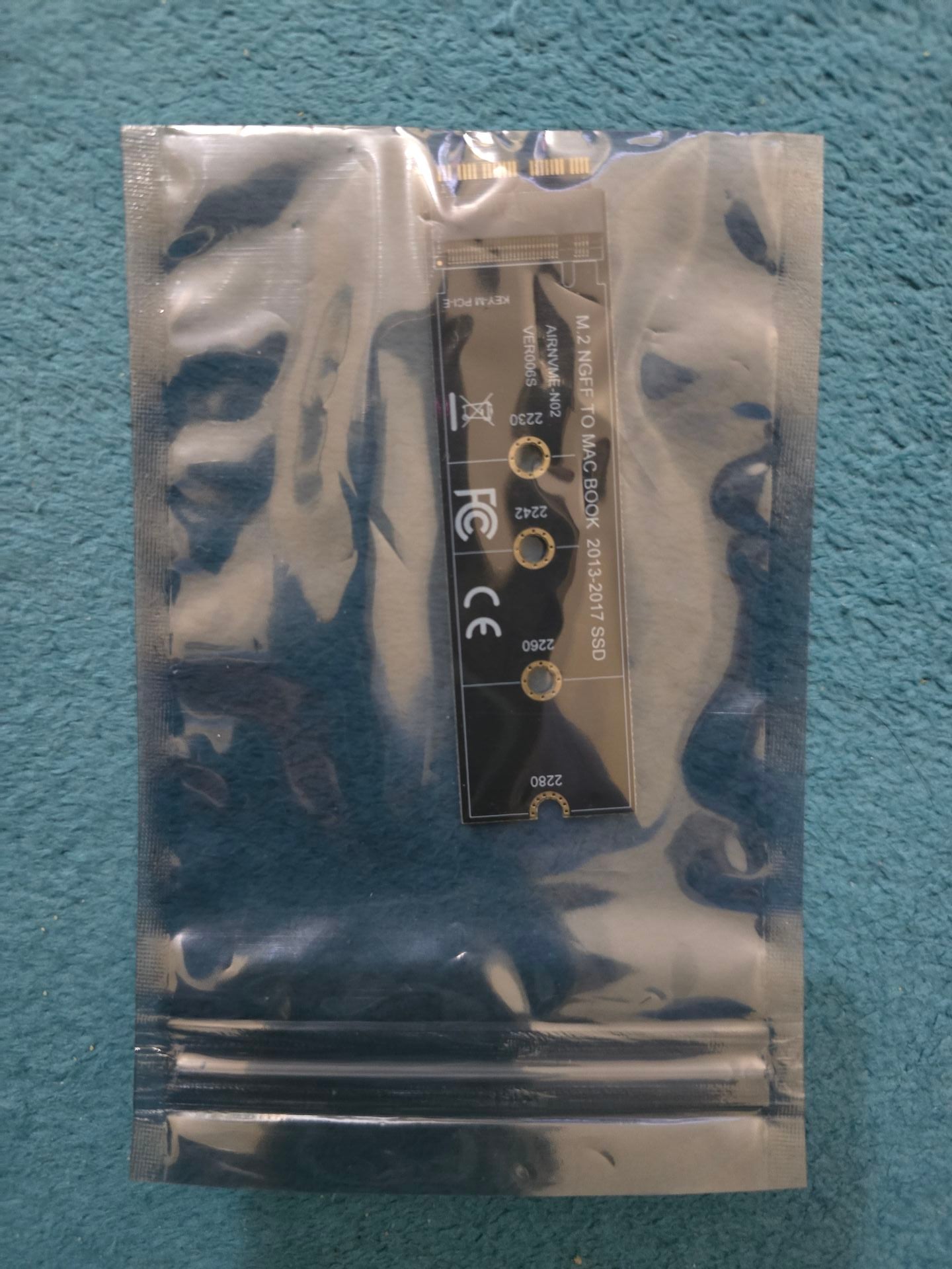 محول SSD M.2 Pcie NVMe لابتوب ماك بوك - Image 2