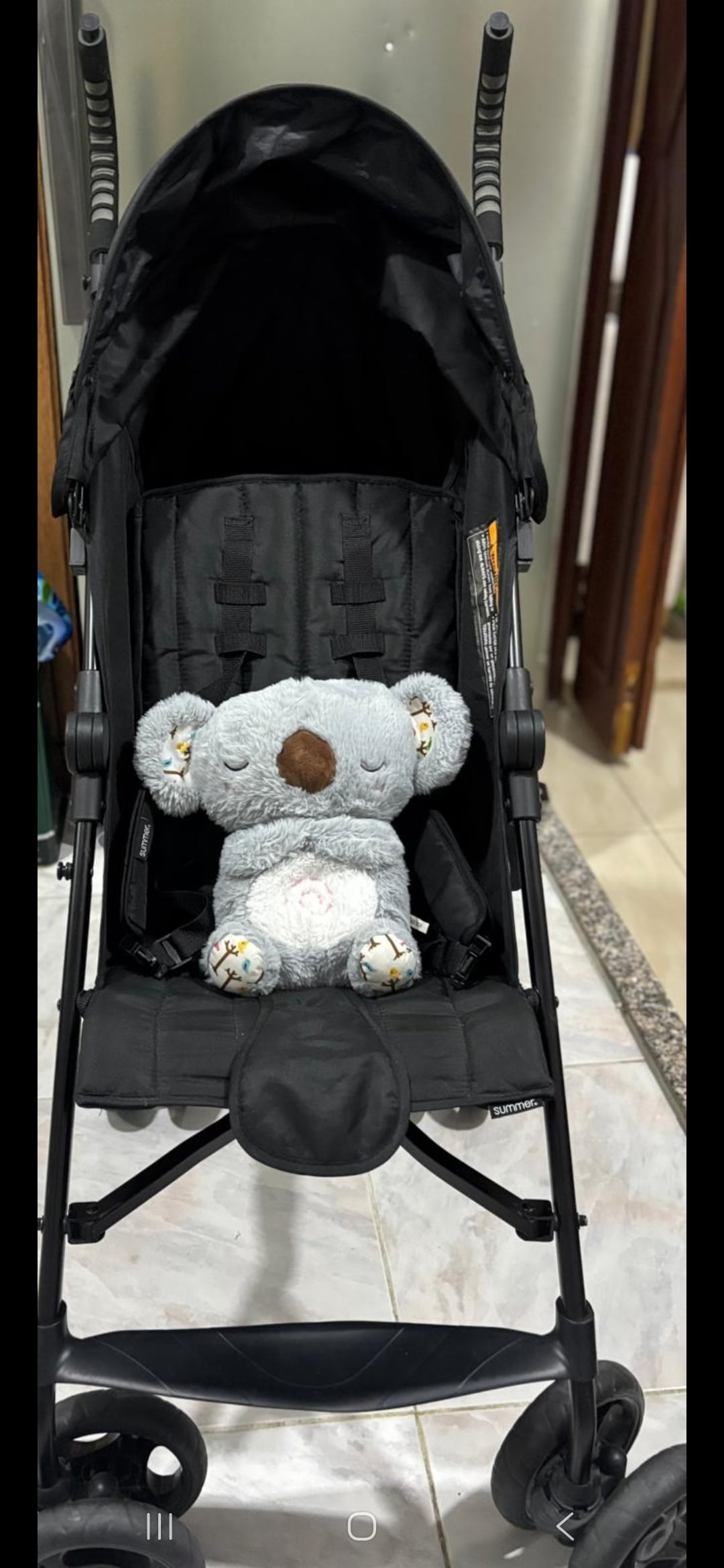 Smart stroller in Black - Image 1