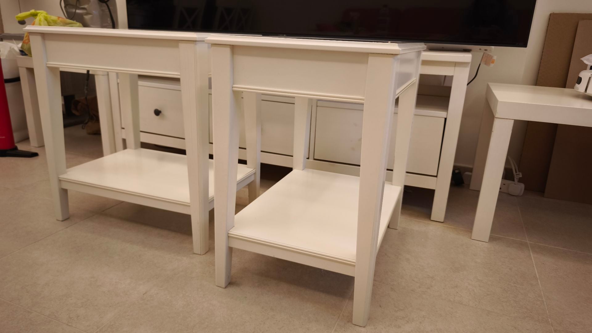 LIATORP
side table, white/glass - Image 2