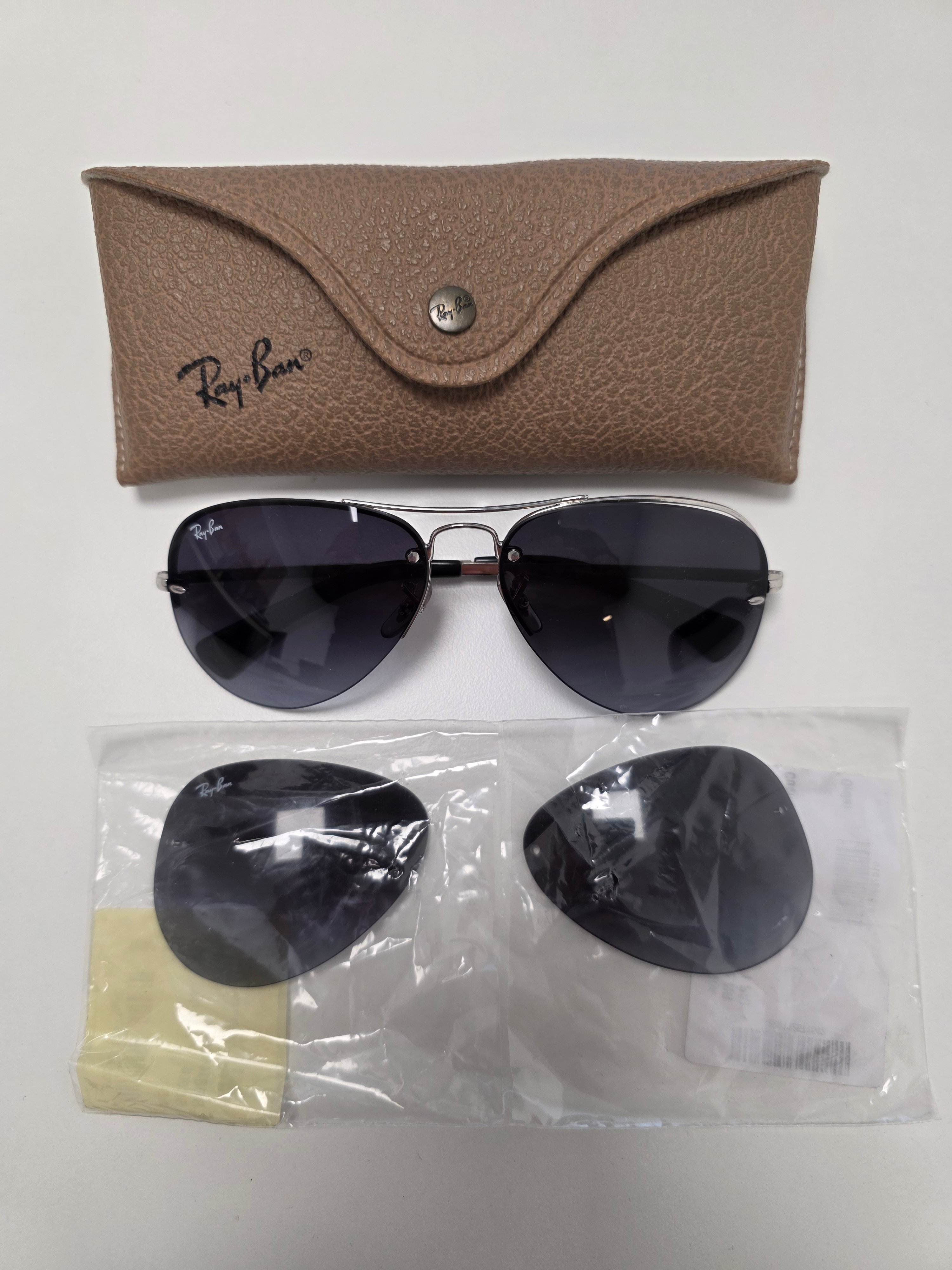 Ray Ban_RB3449 003/8G 59-14 + spare lenses - Image 1