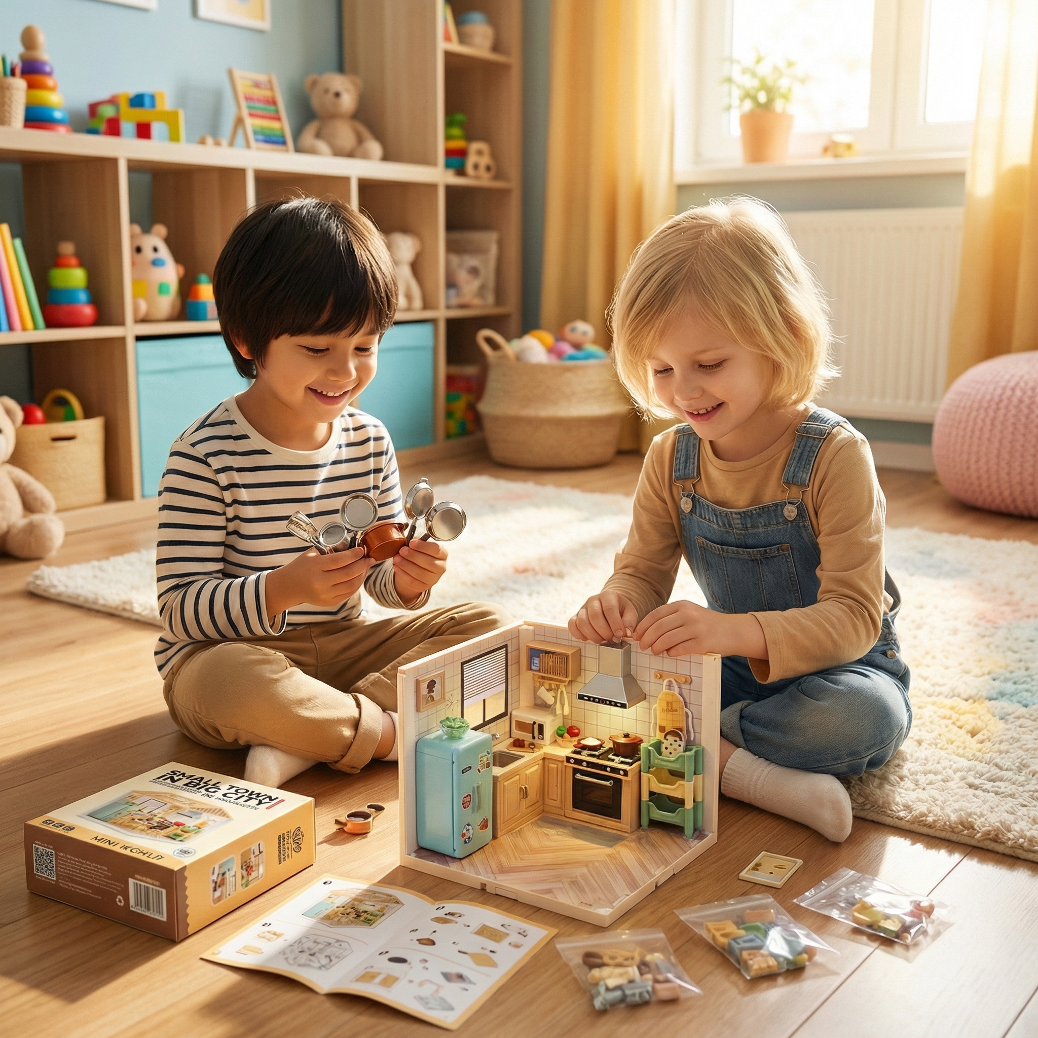 DIY Mini Kitchen Building Set - Image 4