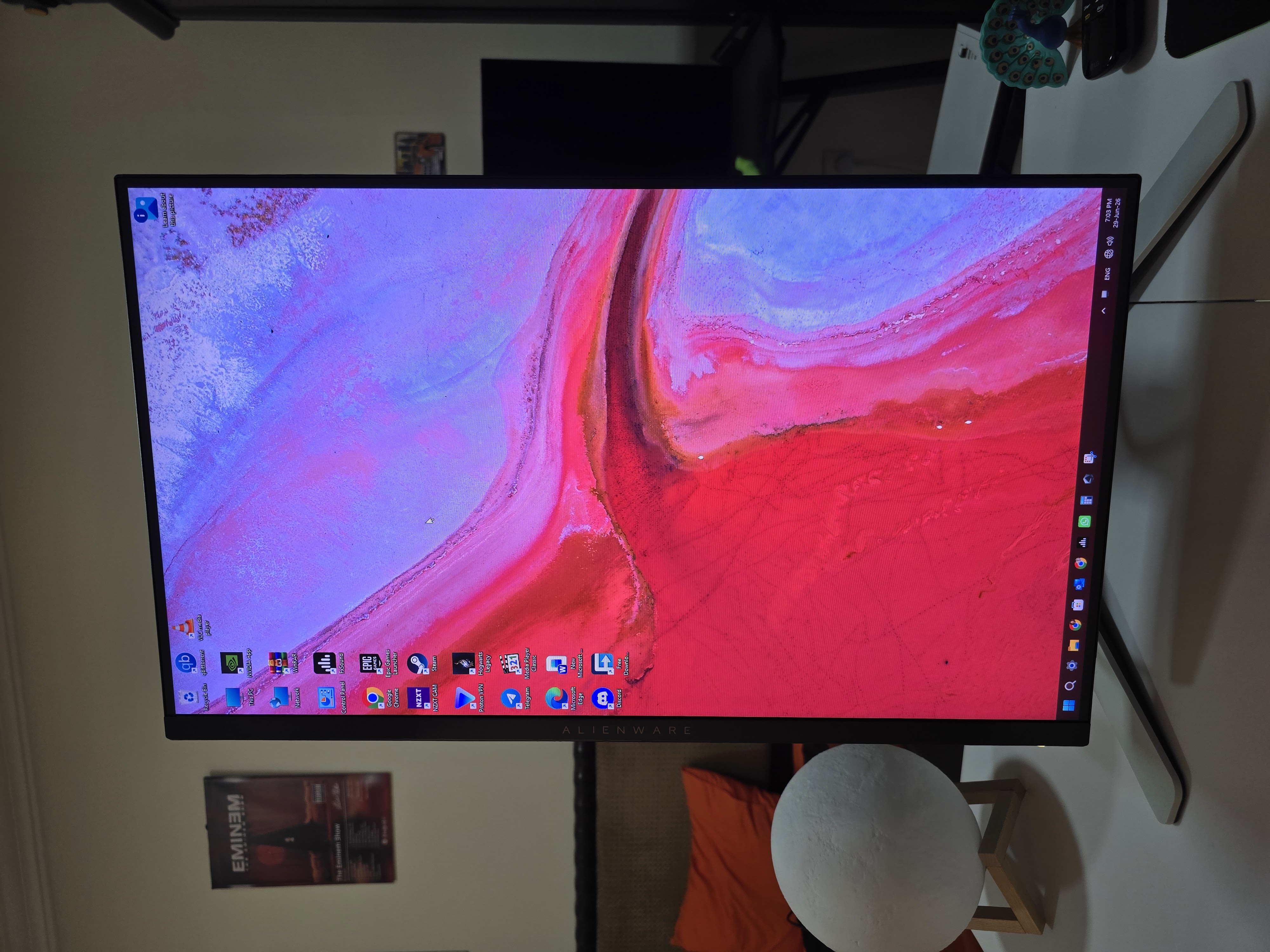 شاشة ألعاب Alienware AW2720HFA 240Hz — كابل DisplayPort 8K مجاني - Image 4