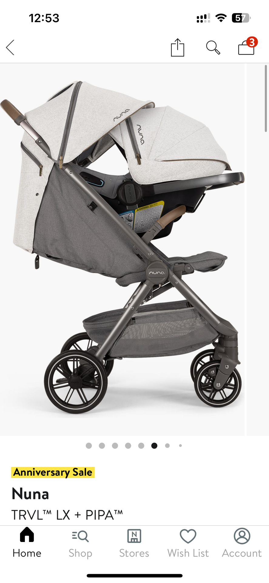 Combo stroller with carseat - Image 3
