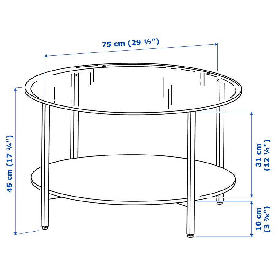 Ikea Round Table - Image 2