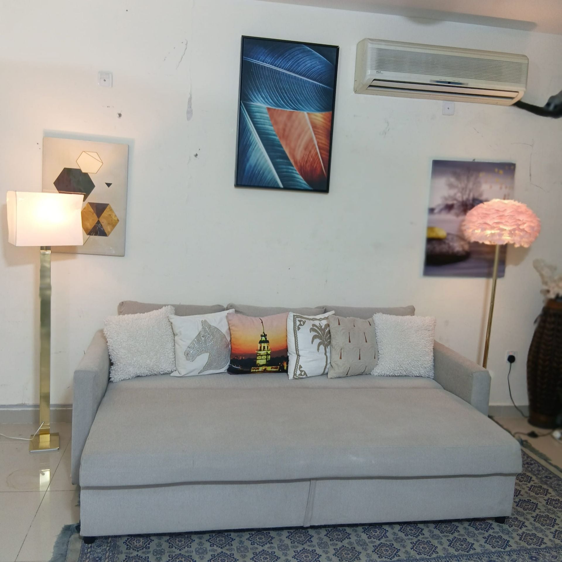 Ikea sofa with bed - Image 4