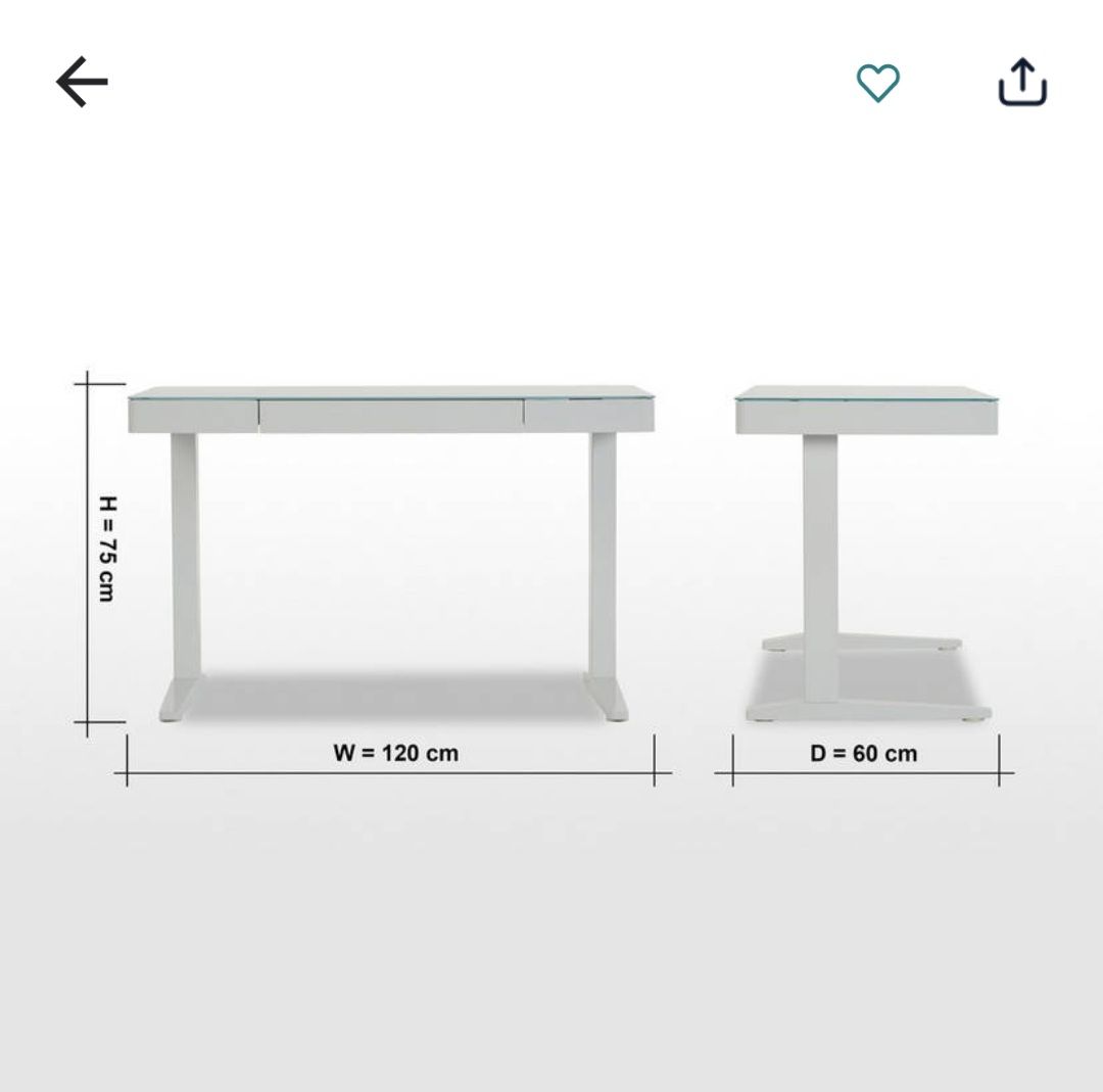 Smart Desk with Wireless Charger & Built-in Speakers – White - Image 6