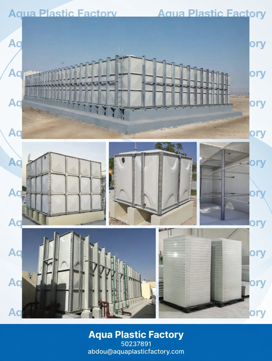 GRP Water Storage Tanks for Qatar  - Image 4