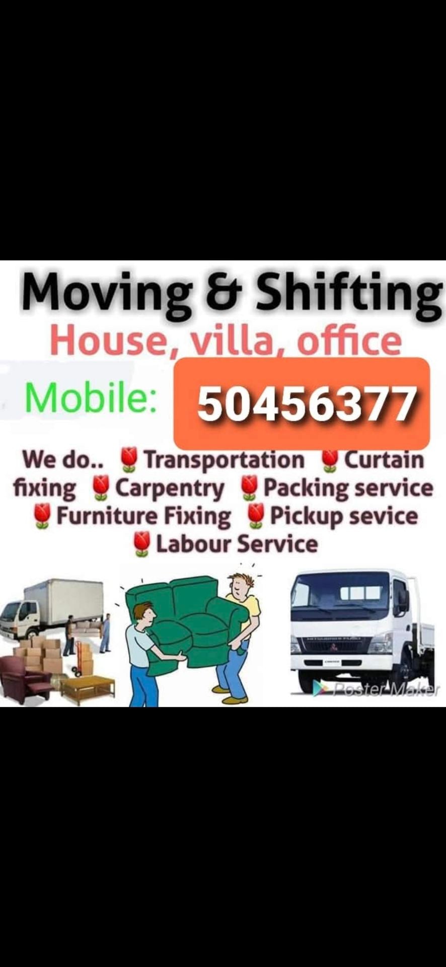 50456377 Movers. Carpenters. Partition & Paint – All-in-One Service!