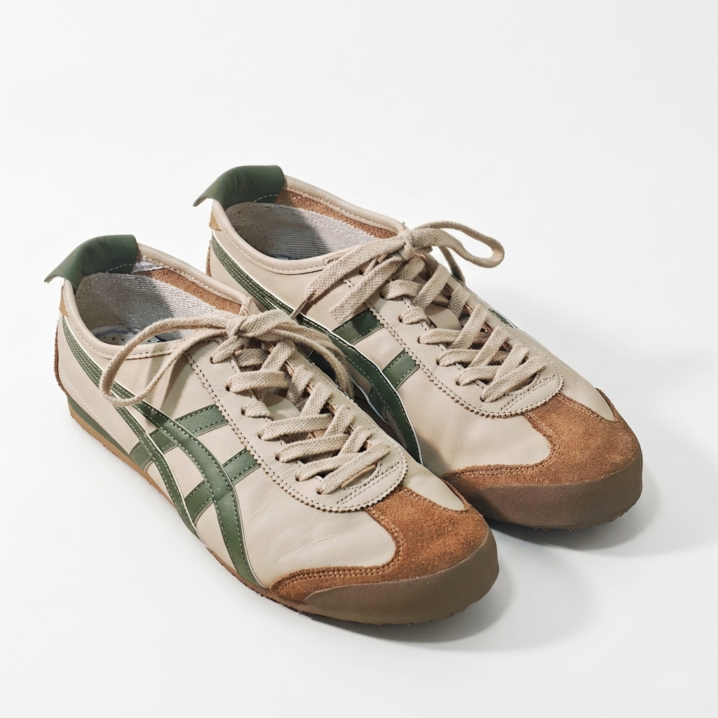 Onitsuka Tiger Mexico 66 Brown Beige Green - Image 2