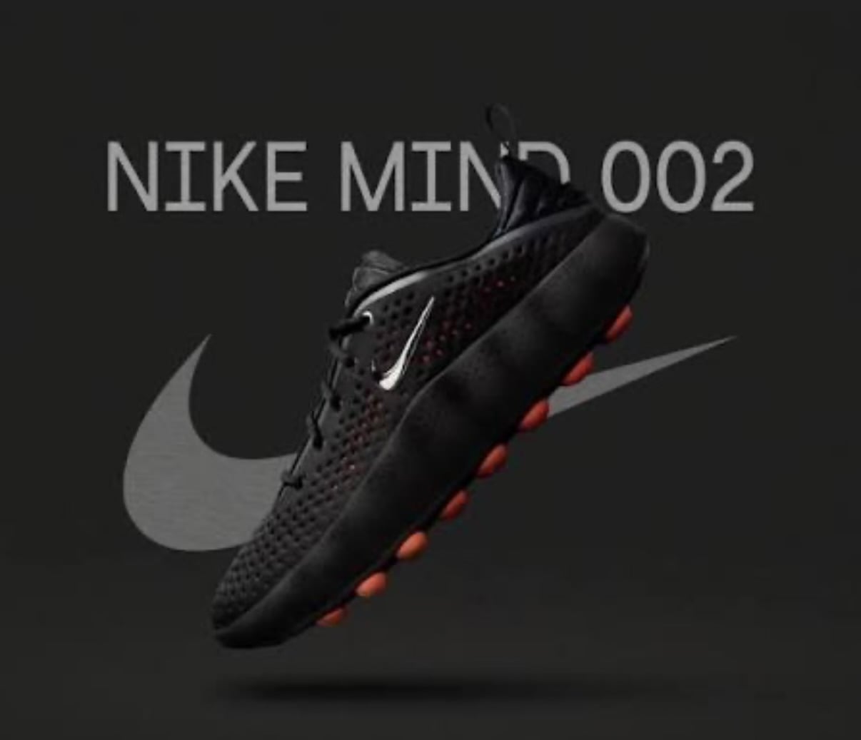 Nike Mind 002 Black Crimson Size US 12.5 - Image 1
