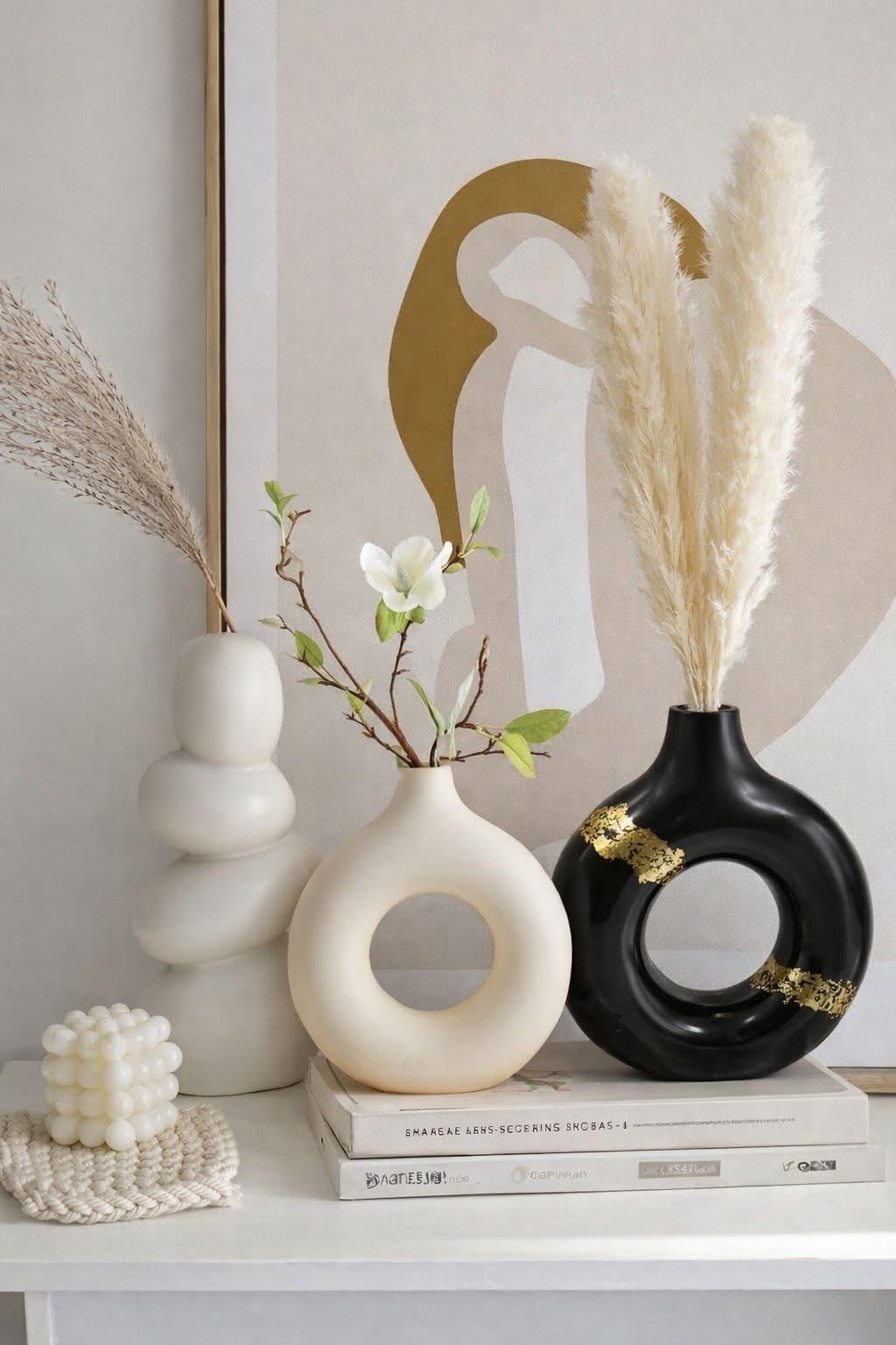 Premium Handmade Gypsum Vase for Home & Office - Image 5