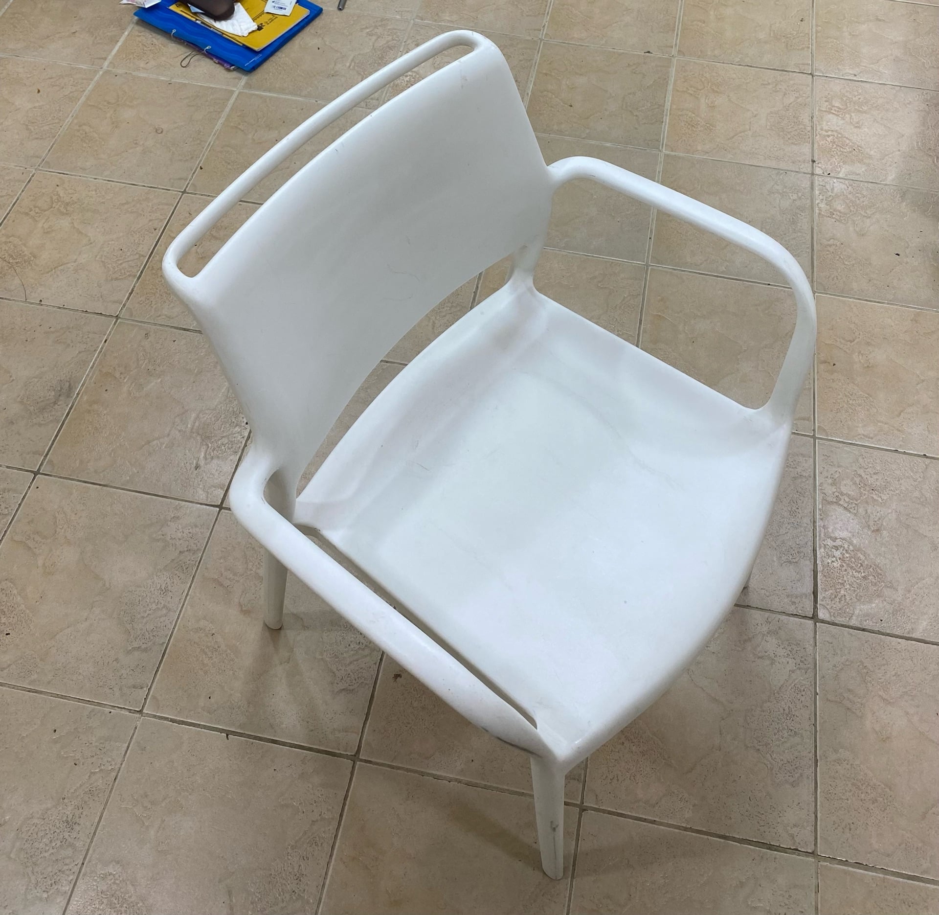 IKEA URBAN Outdoor White Chair - Image 1