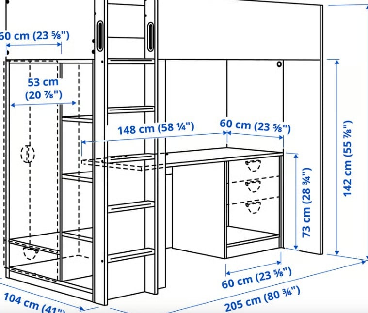 IKEA Loft Bed - Good condition - Image 2