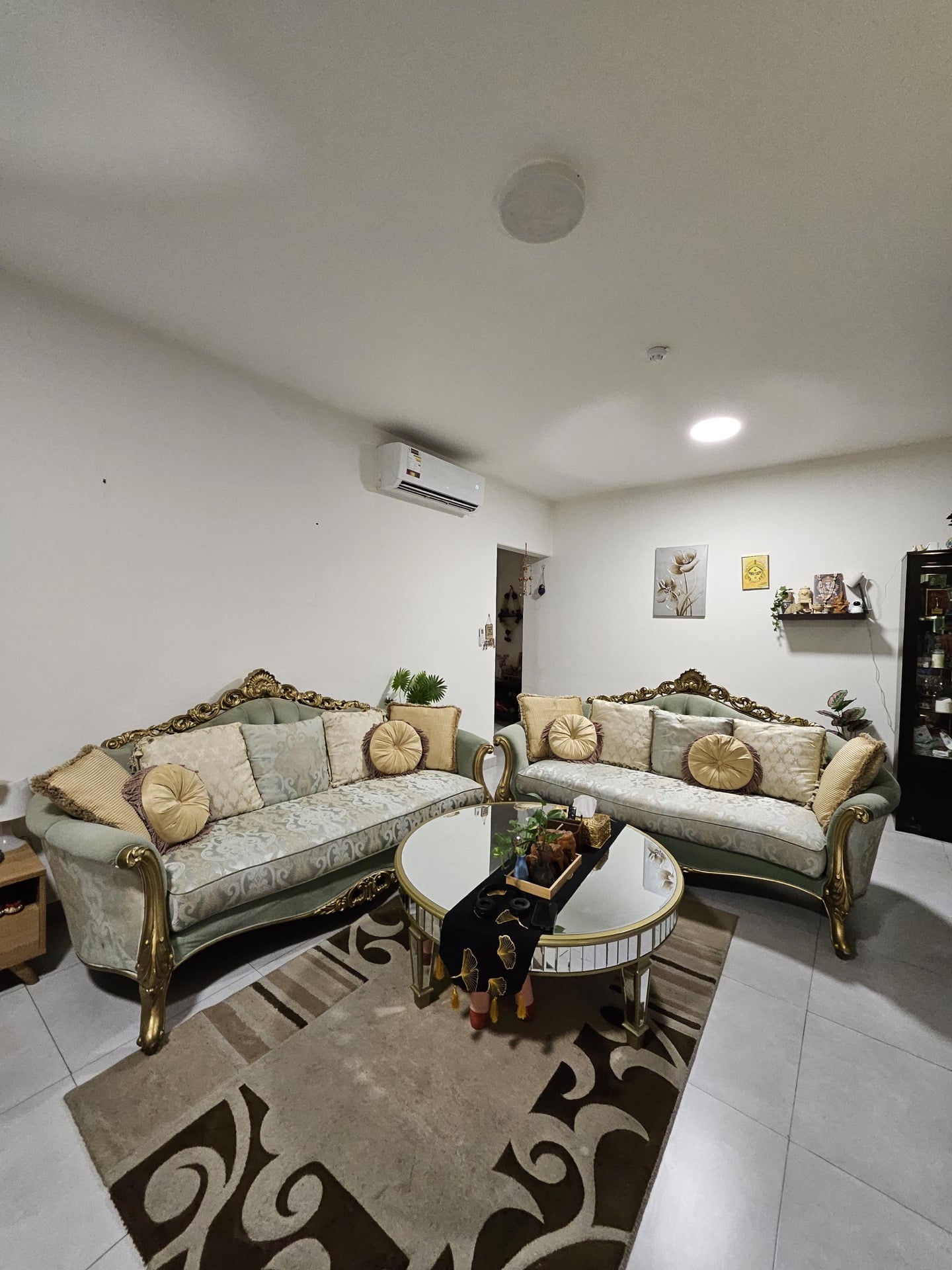 URGENT SALE: 2 pcs 3 Seater luxury Fabric Sofa - Image 1