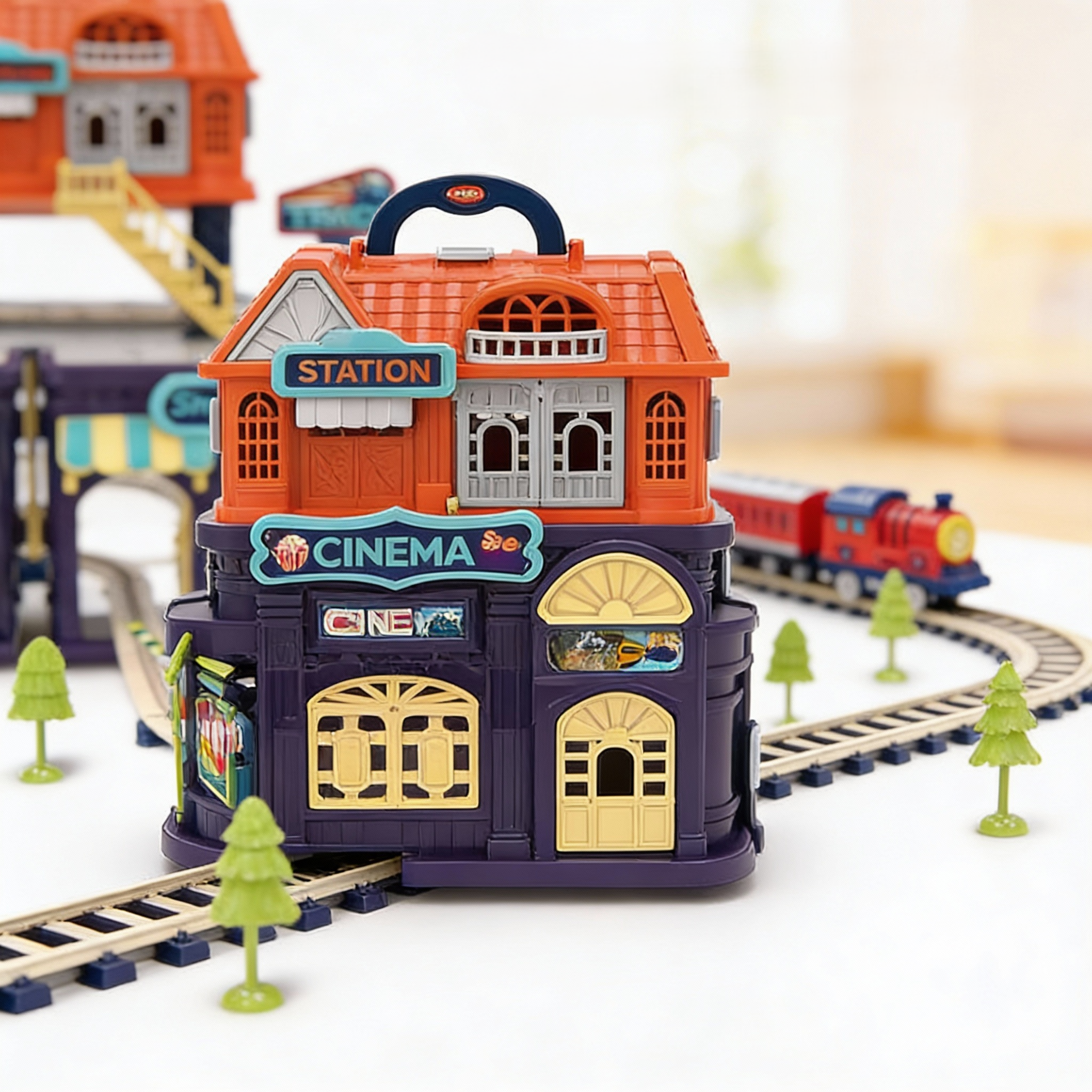 Track City Railway Play Set – 154 PCS - Image 7
