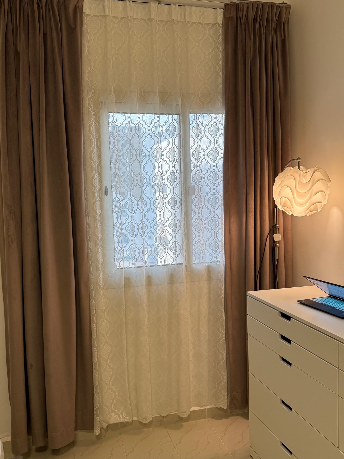 Custom made curtains + rails  - Image 2