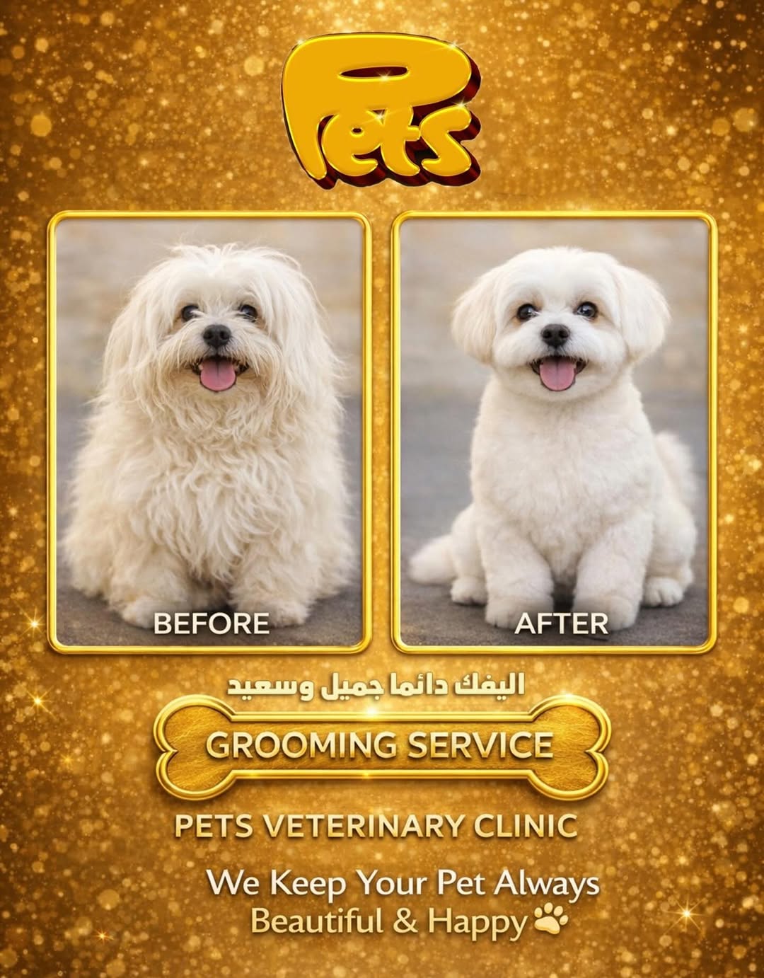 Professional Pet Grooming—PETS Veterinary Clinic|Starting 150 QAR - Image 3