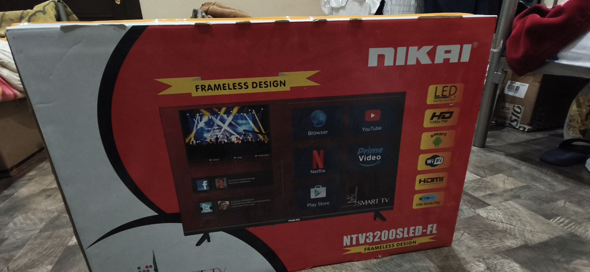Smart TV Nikai 32" - Excellent Condition - Image 2