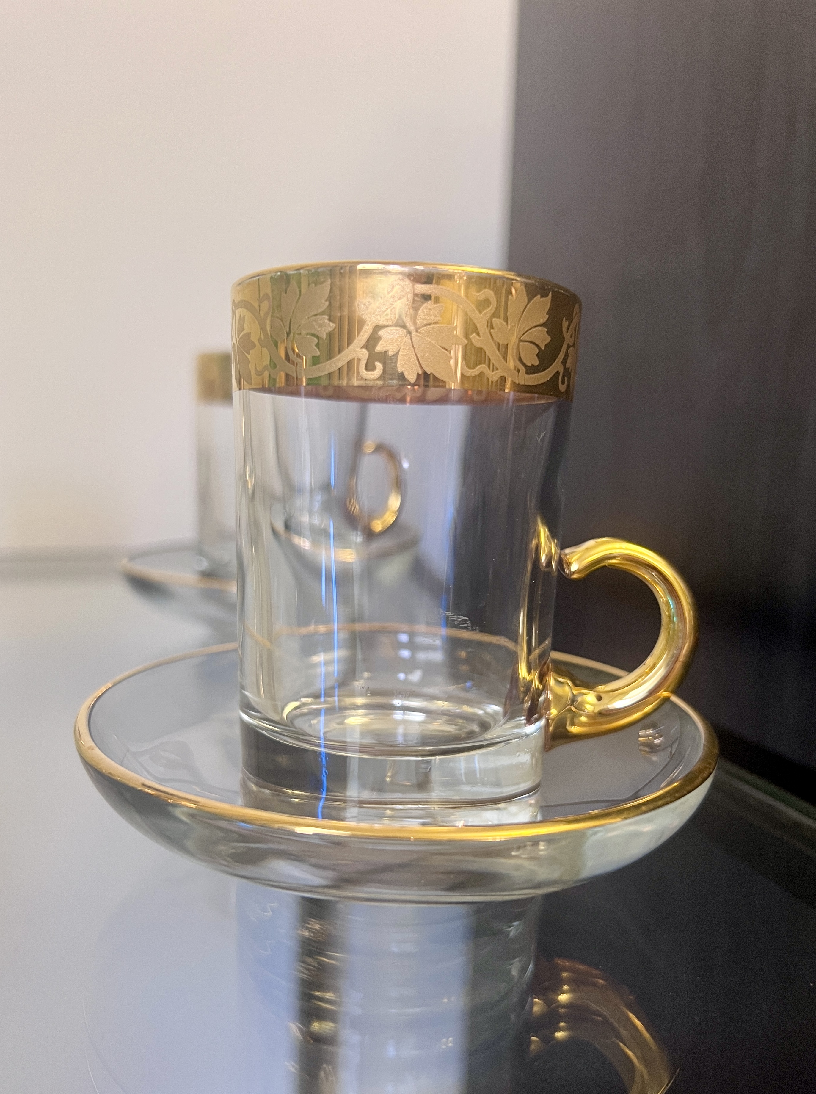New unused 18 pcs Turkish made Tea Set for 6 - with packaging - Image 2
