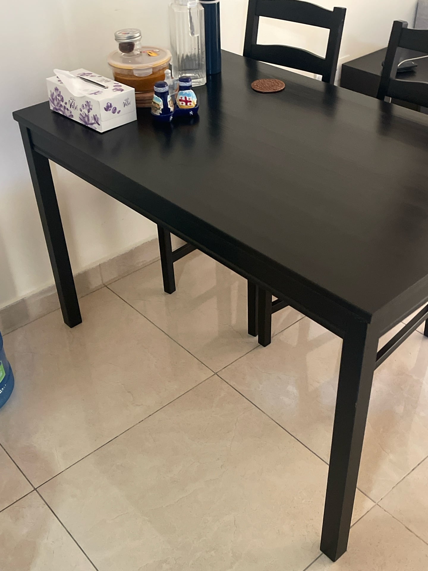 Black Dining Table for Sale – Very Good Condition - Image 3