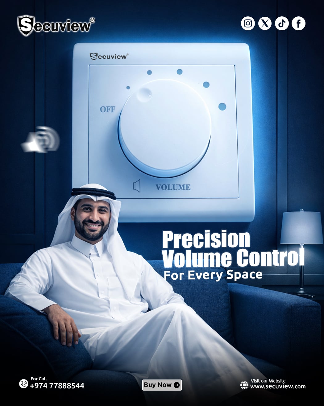 Secuview 30W Volume Controller - Image 1