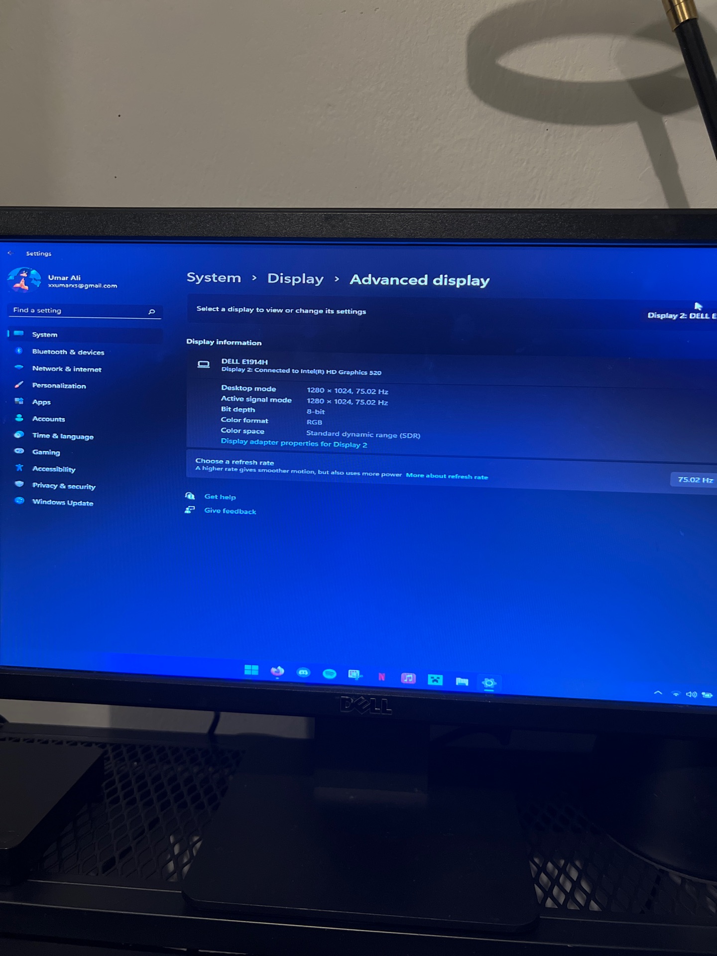 DELL MONITOR 75hz (negotiable) - Image 3