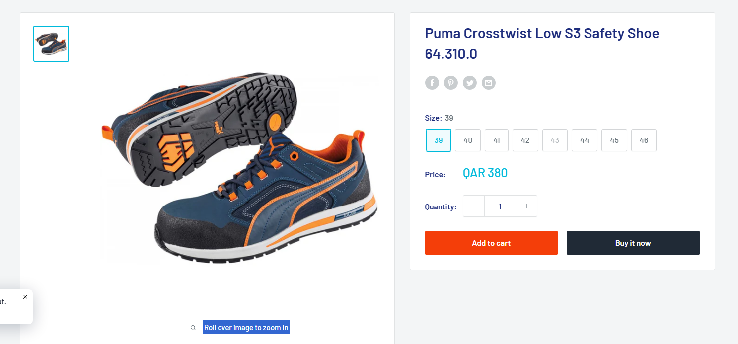 PUMA SAFETY SHOES ORIGINAL - Image 1