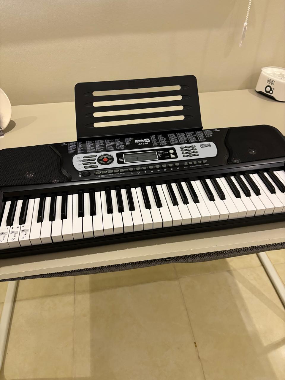 RockJam RJ654 54‑key Electronic Keyboard in excellent condition - Image 2
