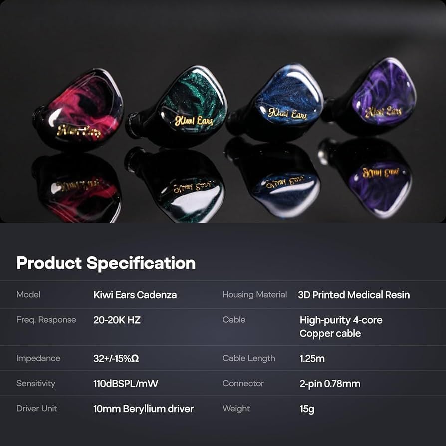 سماعات KIWI Ears Cadenza (IEM) - Image 6