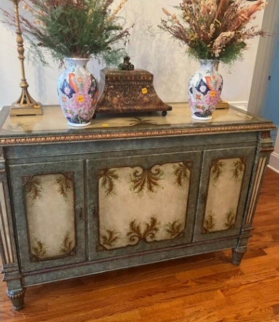 Antique buffet  and hall way tables - Image 2