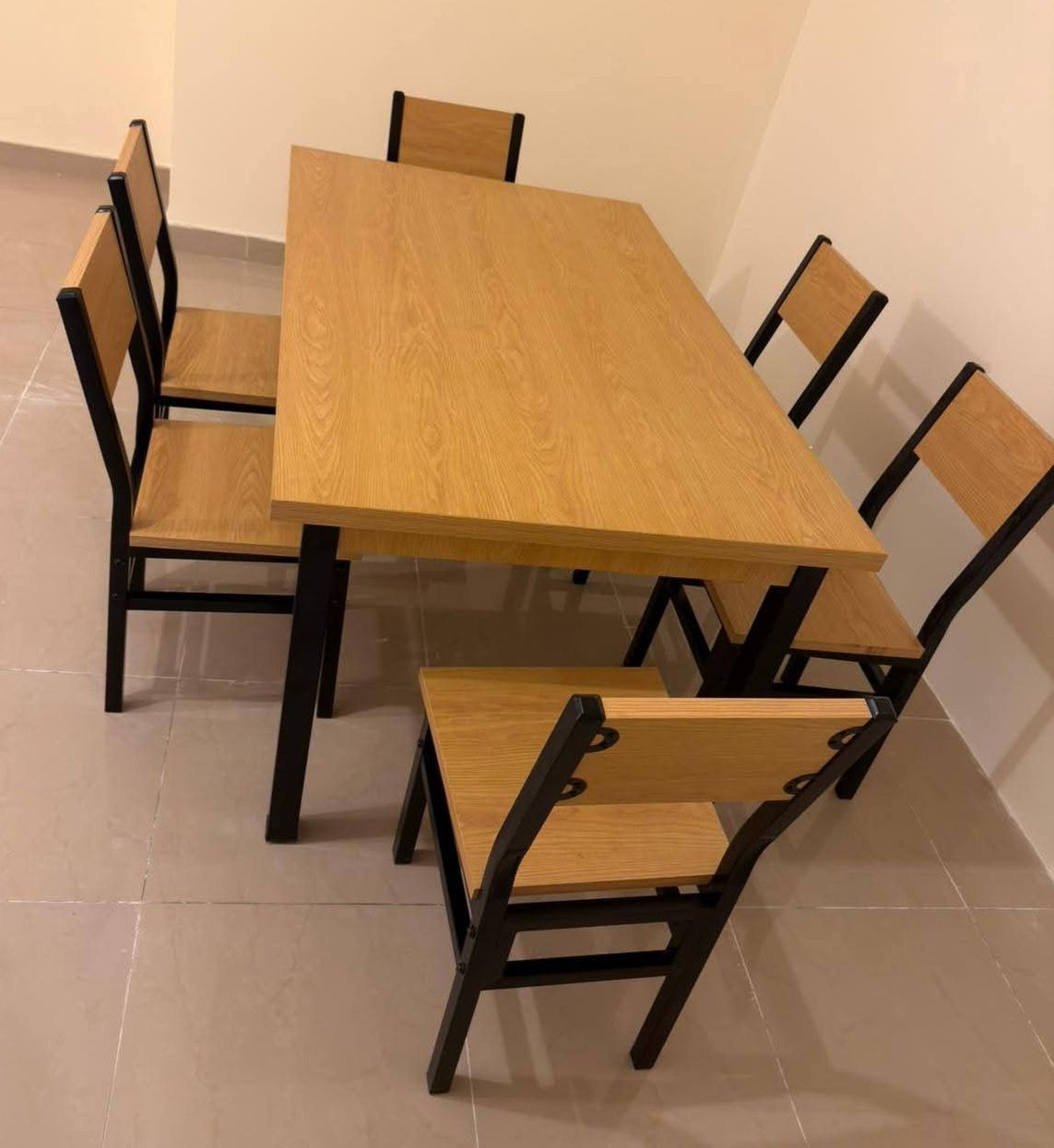Dining table and hotel chairs selling brand new. 33757438 - Image 1