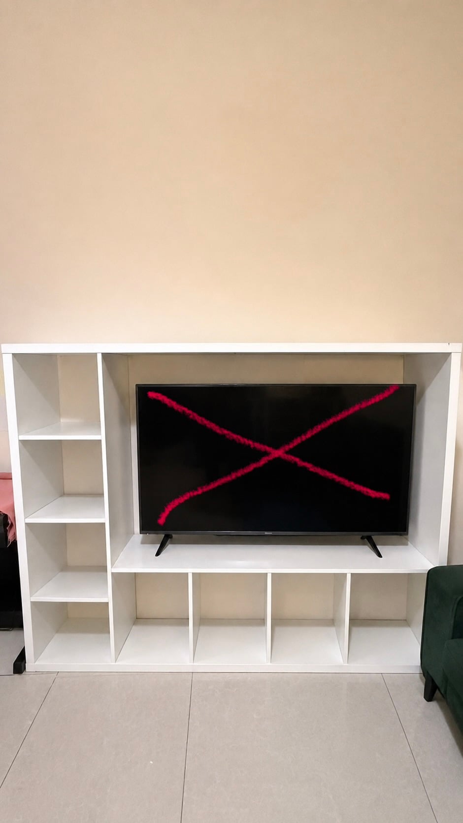 TV Rack white - Image 2