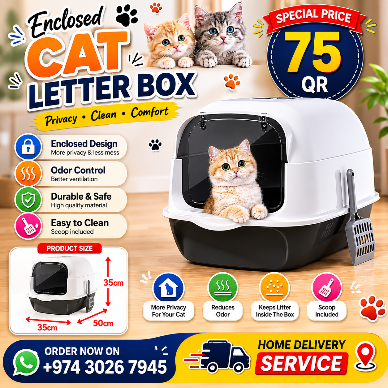 Cat letter box brand new - Image 1