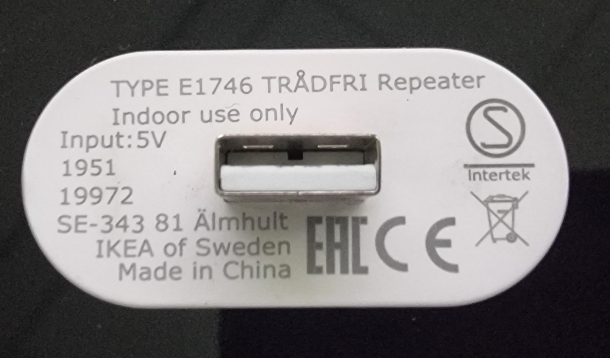 ikea_tradfri_E1746 wireless signal repeater - Image 4