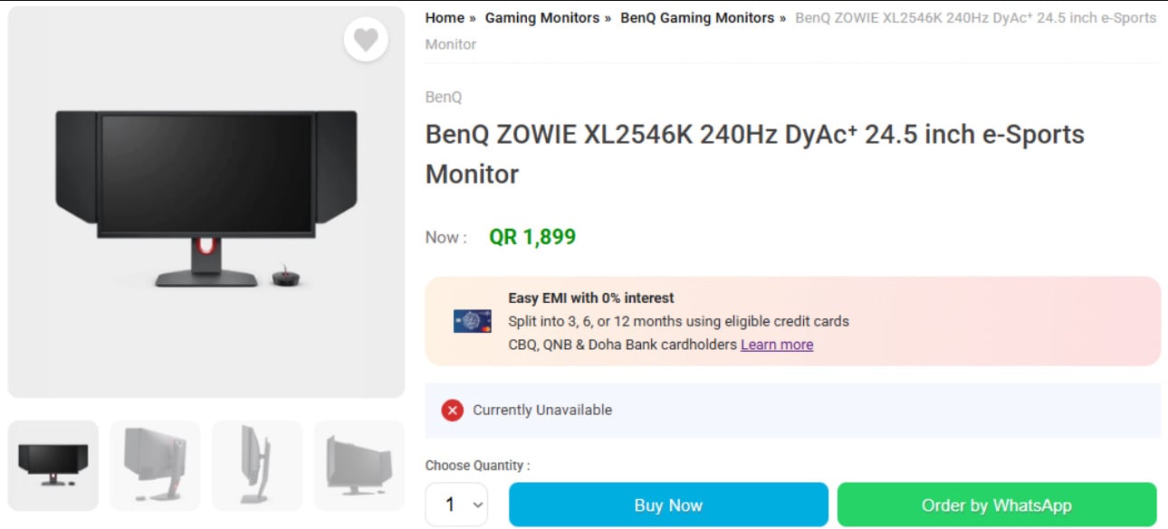 BenQ ZOWIE XL2546K 240Hz Gaming Monitor - Image 4
