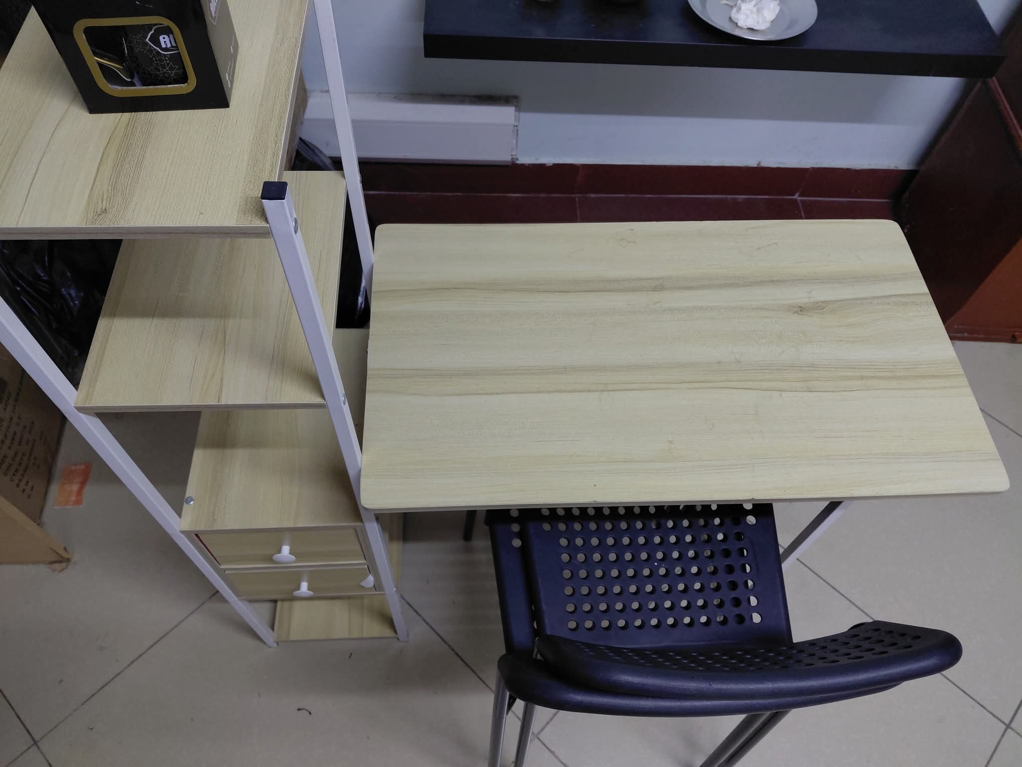 TABLES WITH DRAWER & CHAIRS FROM IKEA - Image 2